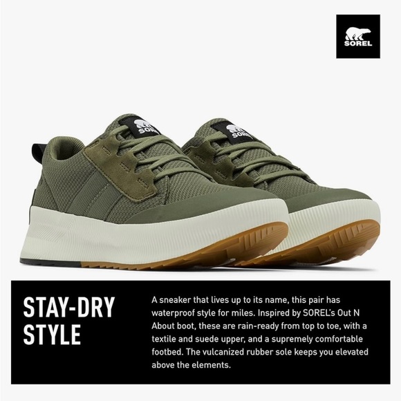 Sorel Women's Out 'N About III Low Waterproof Sneaker - Picture 3 of 12